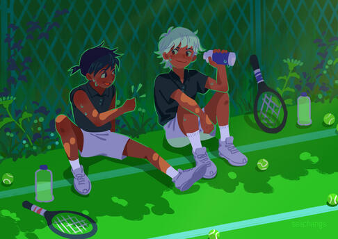 Tennis Break | Christina Chang