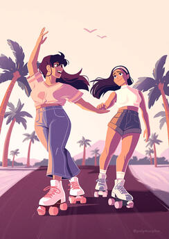 Sunset SK8 | polymorphin